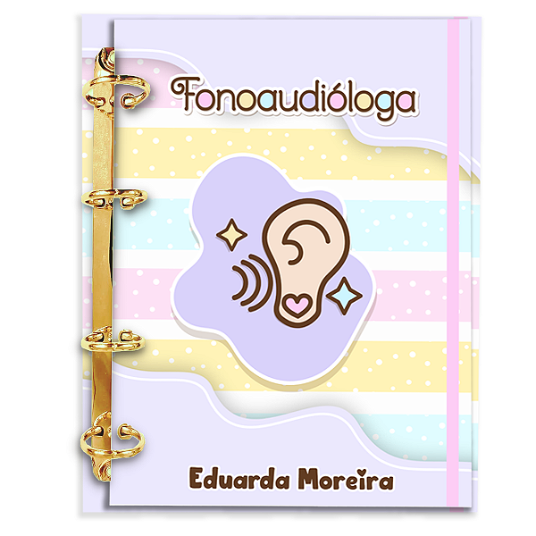 Fichário Personalizado Reposicionável Pautado: Fonoaudiologia 02