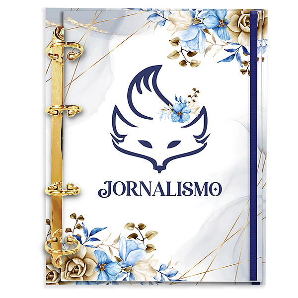 Fichário Personalizado Reposicionável Pautado: Jornalismo