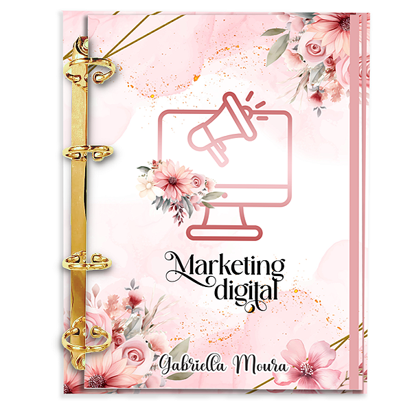 Fichário Personalizado Reposicionável Pautado: Marketing 01