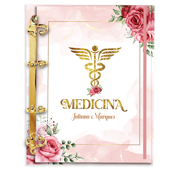 Fichário Personalizado Reposicionável Pautado: Medicina 05
