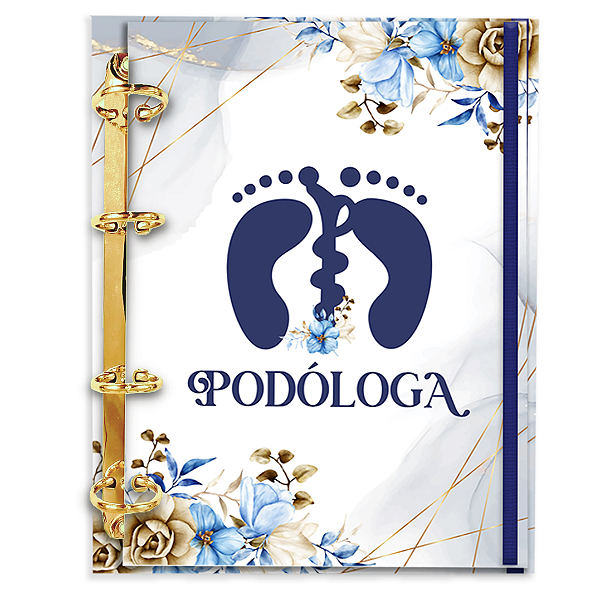 Fichário Personalizado Reposicionável Pautado: Podologia 01
