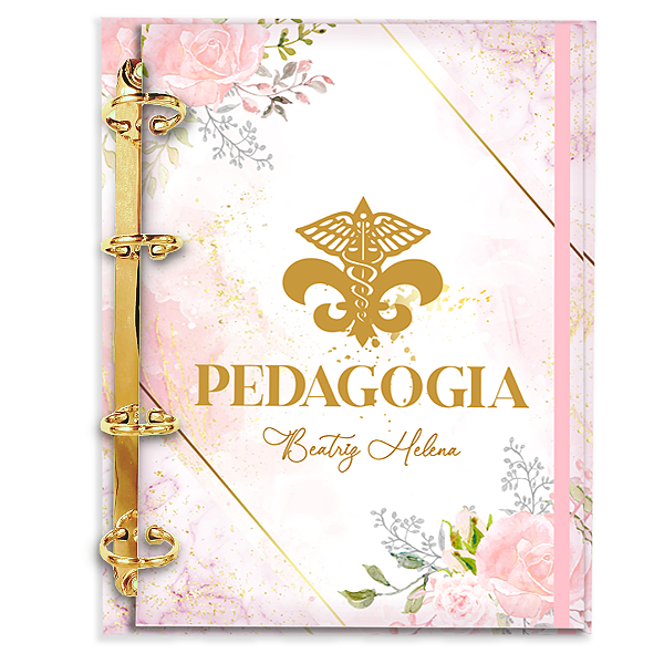 Fichário Personalizado Reposicionável Pautado: Pedagogia 04