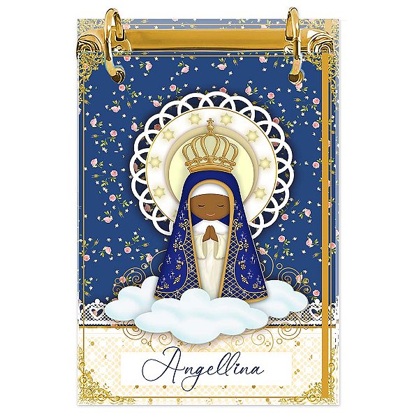 Bloco Fichário A5 Personalizado Reposicionável: NS. Aparecida 04