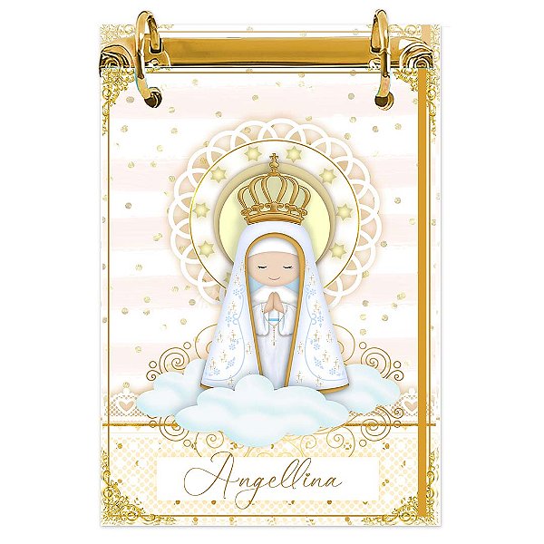 Bloco Fichário A5 Personalizado Reposicionável: NS. Aparecida 03