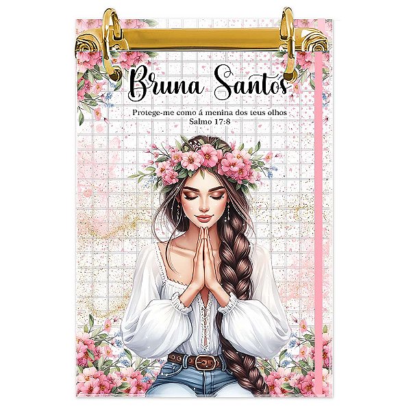 Bloco Fichário A5 Personalizado Reposicionável: Cristã 37