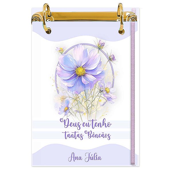 Bloco Fichário A5 Personalizado Reposicionável: Cristã 29