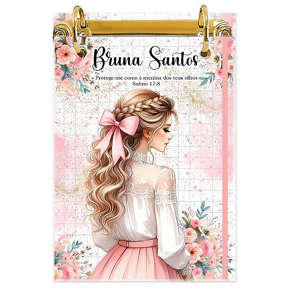 Bloco Fichário A5 Personalizado Reposicionável: Cristã 23