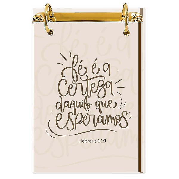 Bloco Fichário A5 Personalizado Reposicionável: Cristã 03