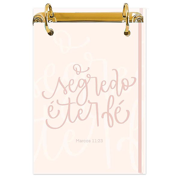 Bloco Fichário A5 Personalizado Reposicionável: Cristã 05