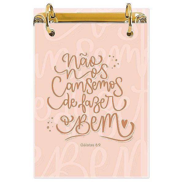 Bloco Fichário A5 Personalizado Reposicionável: Cristã 08