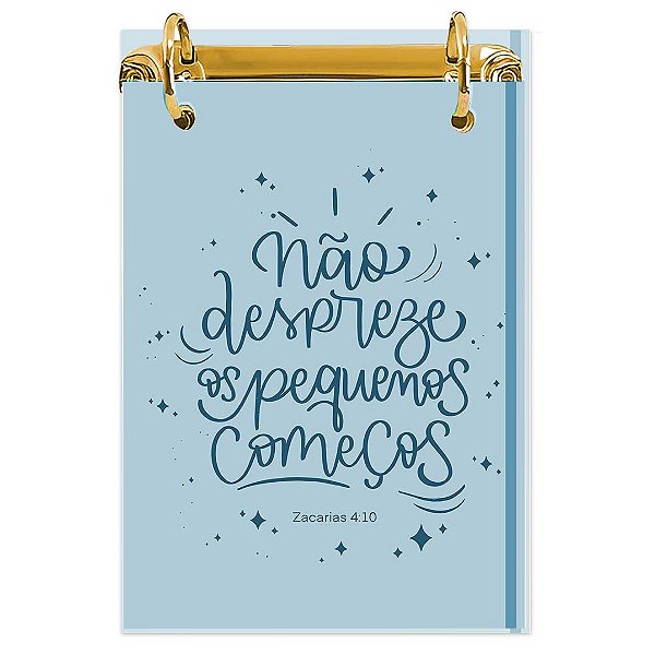 Bloco Fichário A5 Personalizado Reposicionável: Cristã 10