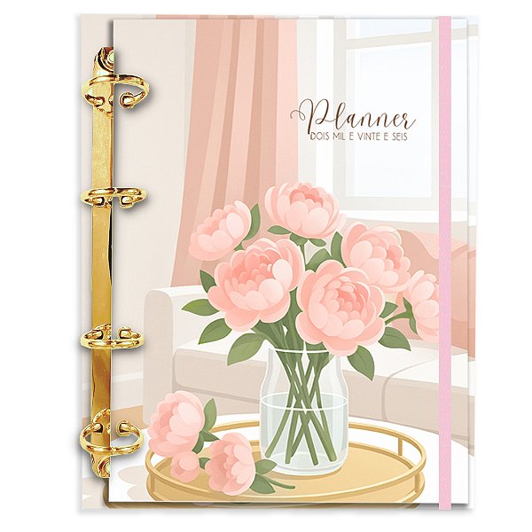Planner Fichário Argolado Reposicionável : Coleção 2026D