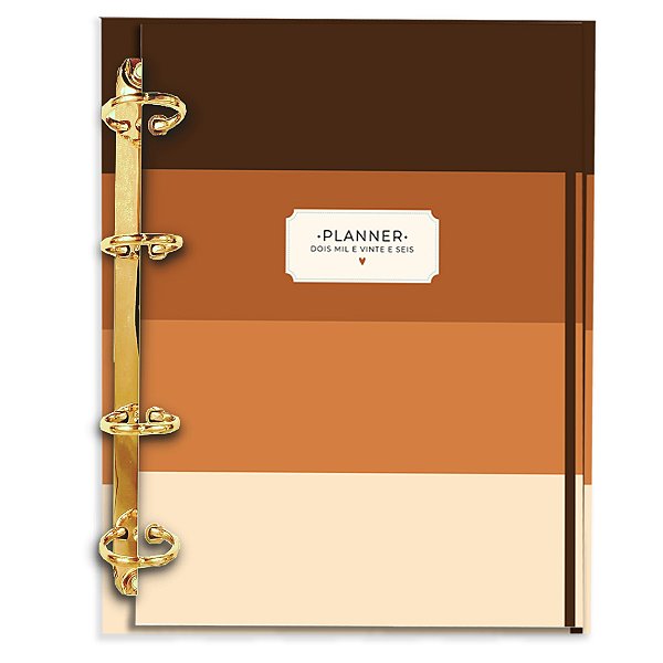 Planner Fichário Argolado Reposicionável : Coleção 2026N