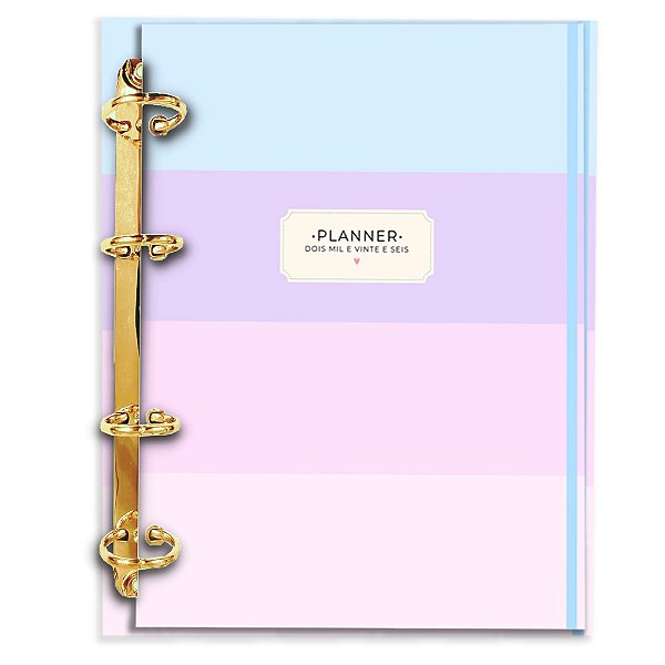 Planner Fichário Argolado Reposicionável : Coleção 2026G