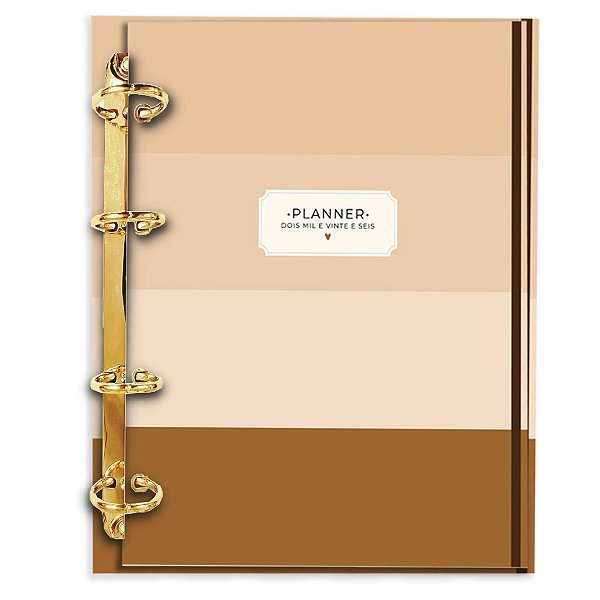 Planner Fichário Argolado Reposicionável : Coleção 2026L