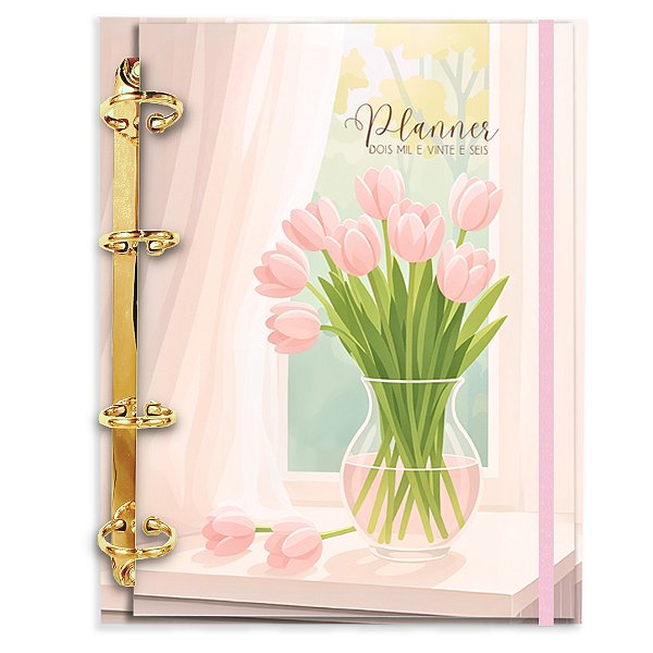Planner Fichário Argolado Reposicionável : Coleção 2026C