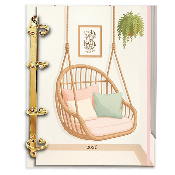 Planner Fichário Argolado Reposicionável : Coleção 2026F