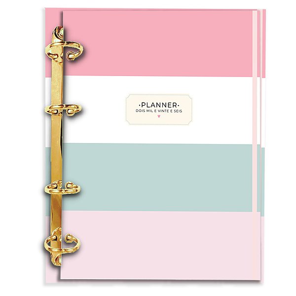 Planner Fichário Argolado Reposicionável : Coleção 2026H