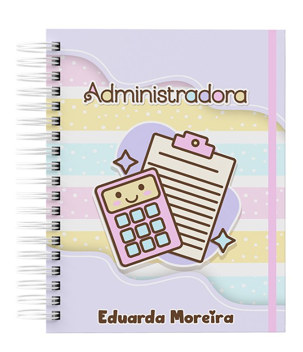 Agenda Personalizada com seu nome: Administração 02