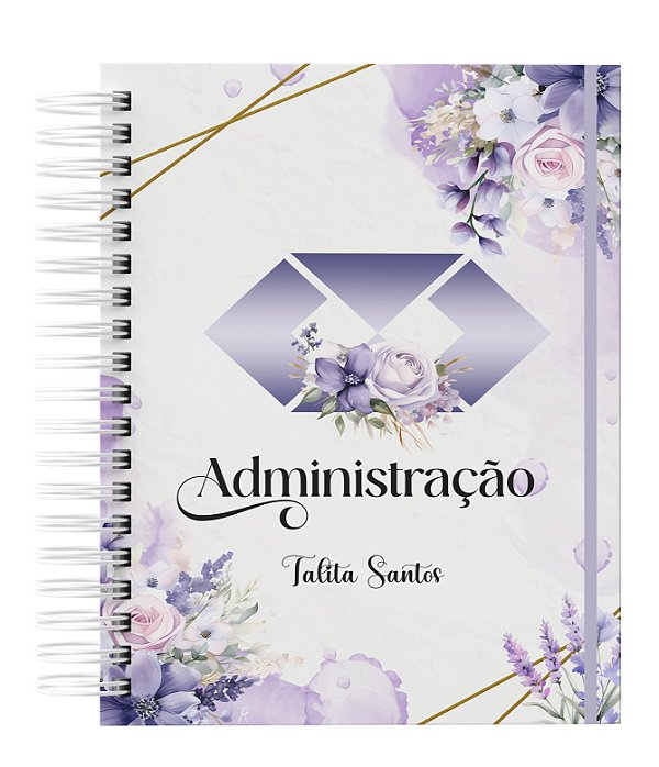 Agenda Personalizada com seu nome: Administração 04