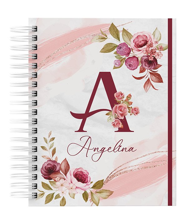 Agenda Personalizada com seu nome: Alfabeto 02