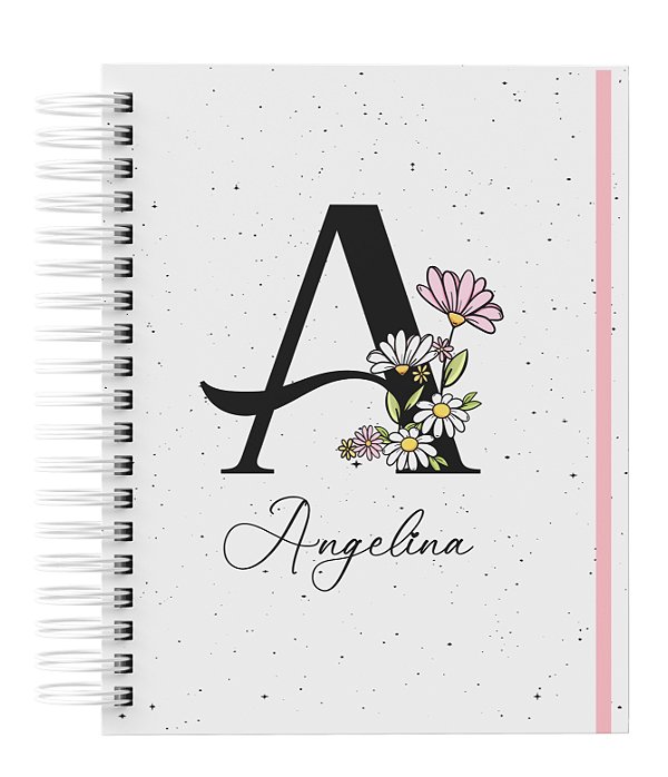 Agenda Personalizada com seu nome: Alfabeto 04