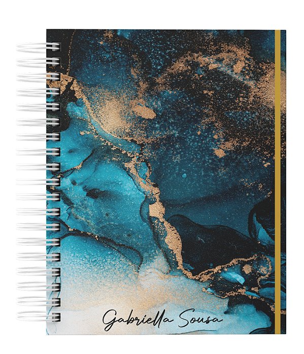 Agenda Personalizada com seu nome: Marmore 02