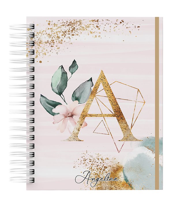 Agenda Personalizada com seu nome: Alfabeto 08