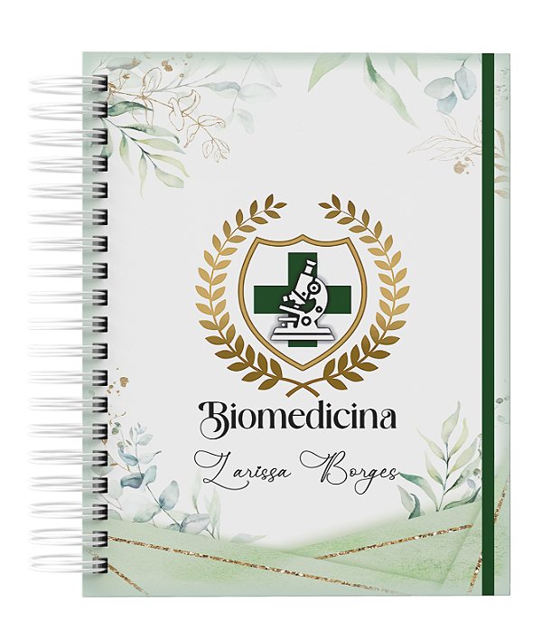 Agenda Personalizada com seu nome: Biomedicina 01