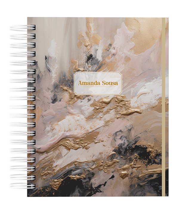 Agenda Personalizada com seu nome: Marmore 10