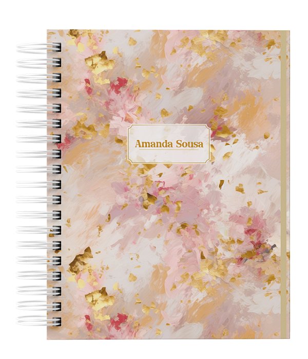 Agenda Personalizada com seu nome: Marmore 14