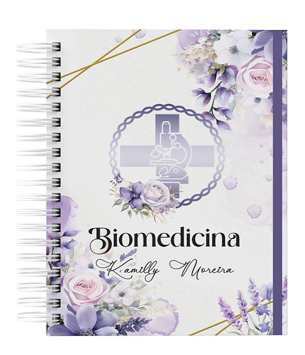 Agenda Personalizada com seu nome: Biomedicina 08