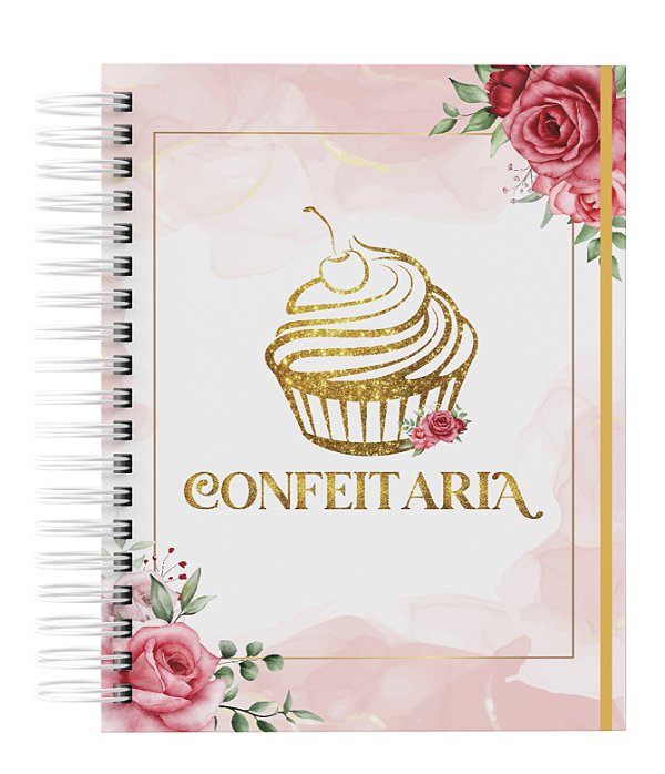 Agenda Personalizada com seu nome: Confeitaria 04