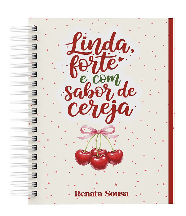 Agenda Personalizada com seu nome: Cerejinha 06