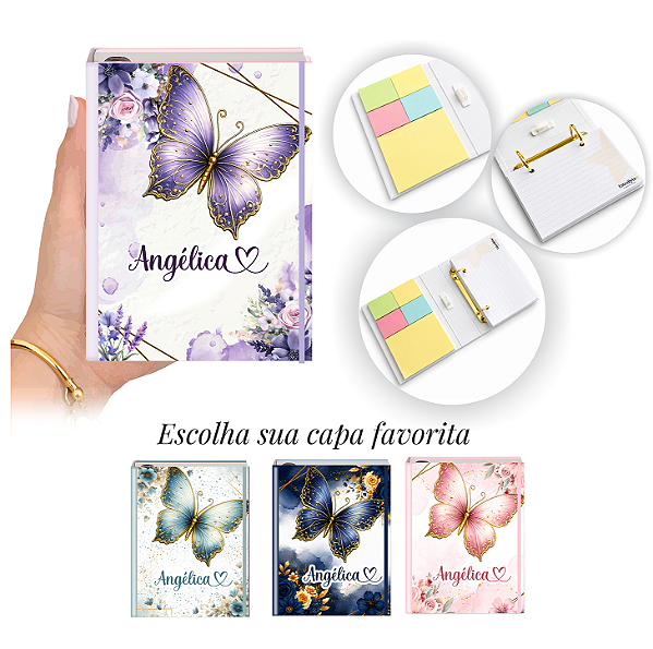 Fichário Anote: Borboleta I Estrellyta