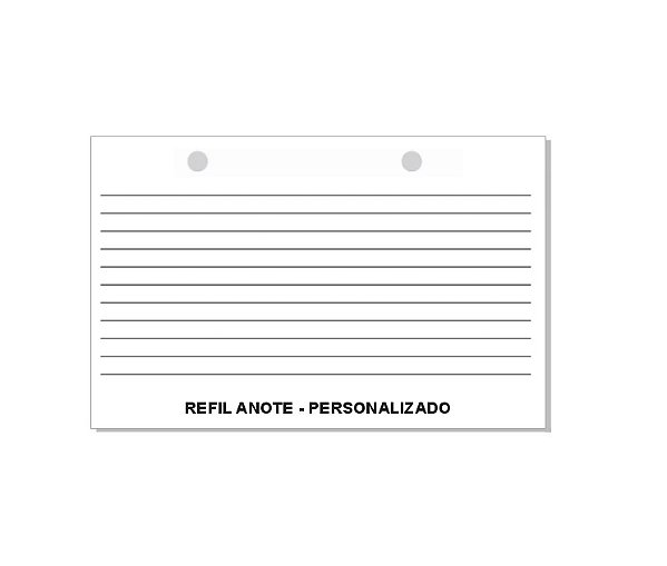 Bloco Refil Anote 80 Folhas - Personalizado