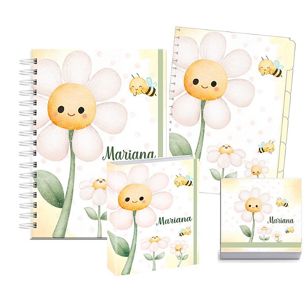 Kit Papelaria Inteligente: Jardim do Encantado