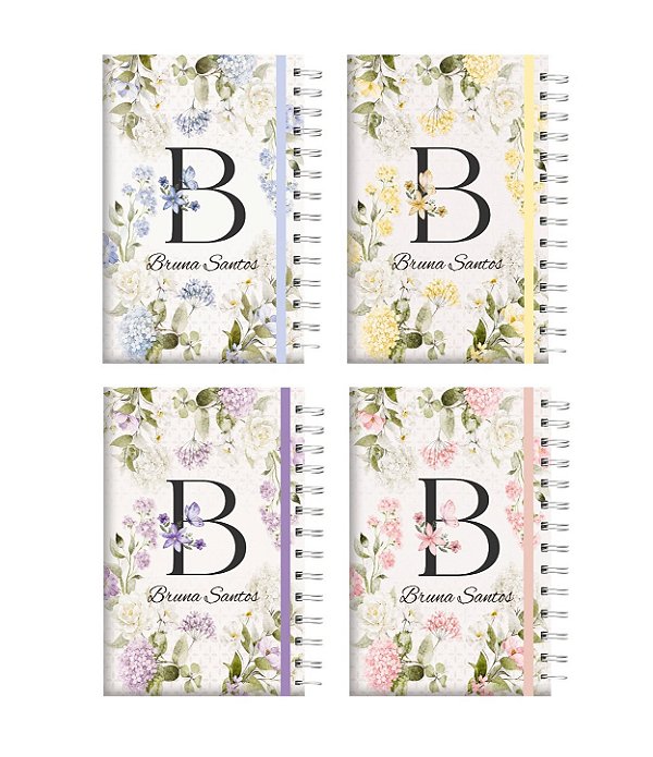 Organizador Inteligente Floral Delicadinho: Personalize com nome