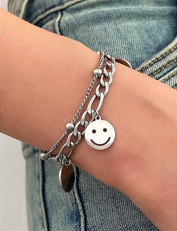 Pulseira Dupla Smile