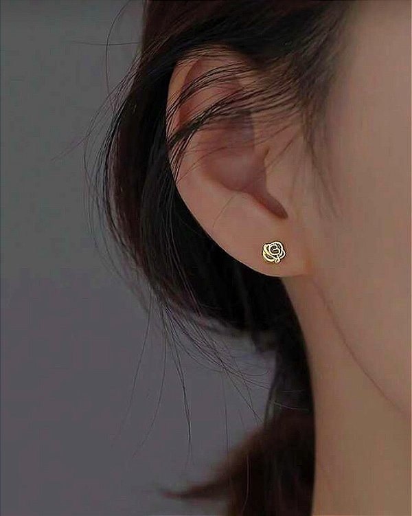 Mini Brinco Rosinha Dourado