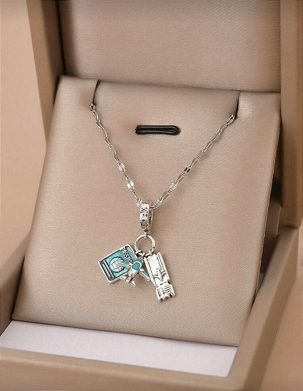 Cordão Pingentes Passaporte