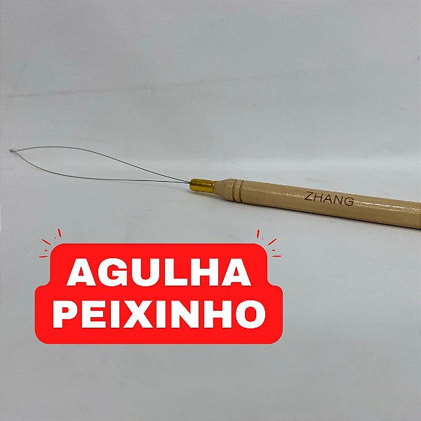AGULHA PARA MEGA HAIR PEIXINHO