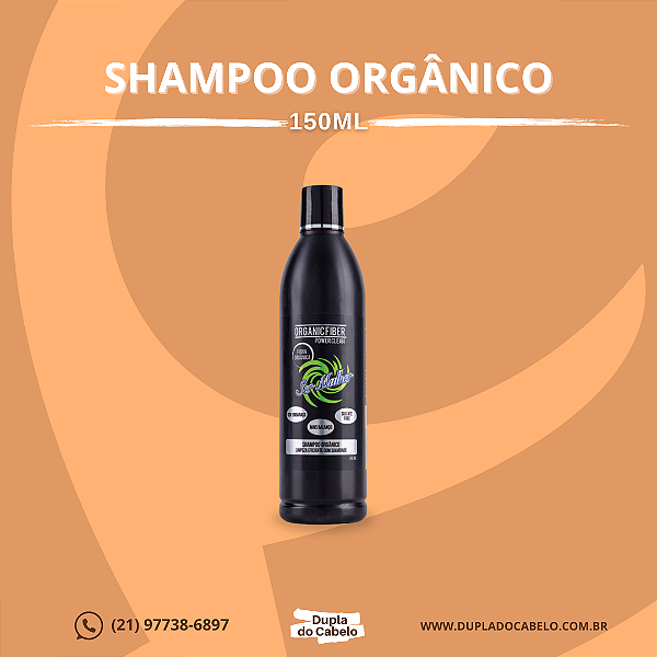 Shampoo para cabelo orgânico - organic fiber Ser mulher 300ml