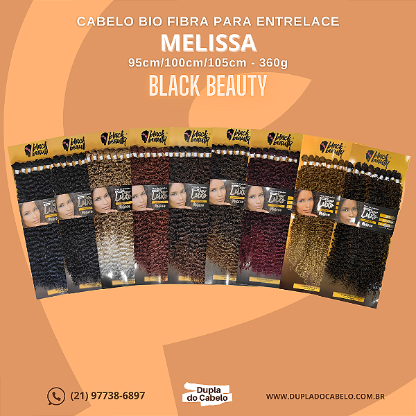 Cabelo Melissa Black Beauty - 360g