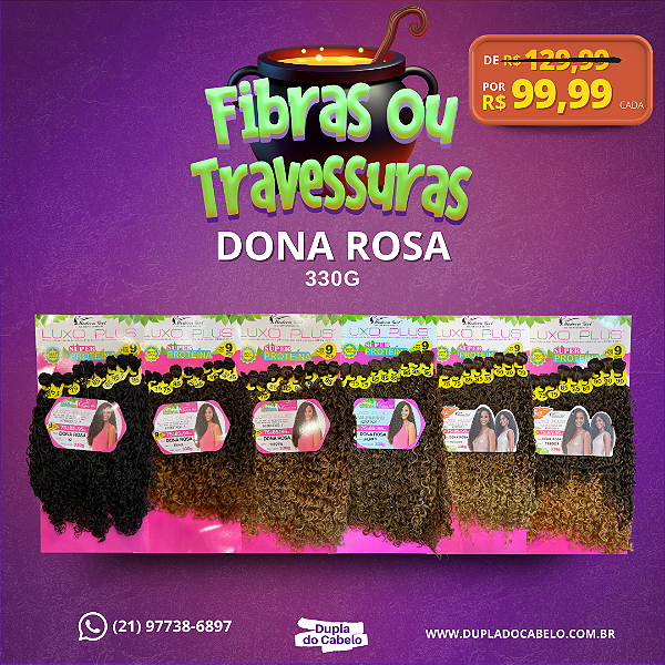 Cabelo Dona Rosa Modern Girl - 330g