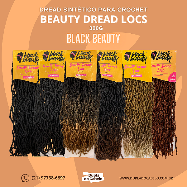Beauty Dread Locs 380g - Black Beauty