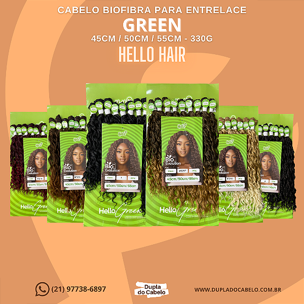 Cabelo Green Hello Hair - 280g