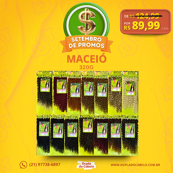 Cabelo Maceió Maxi - 320g