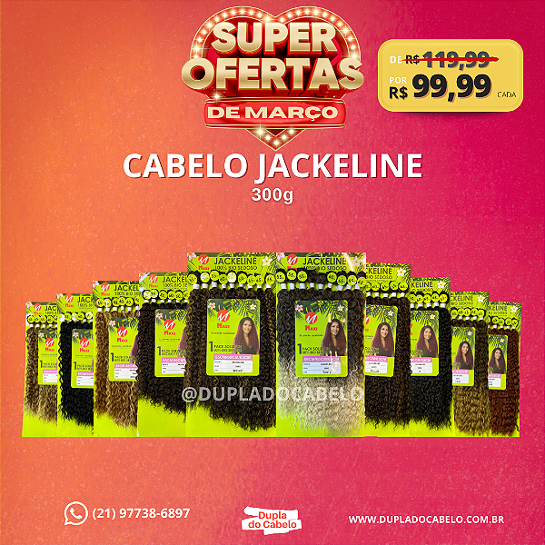 Cabelo Jackeline Maxi - 300g
