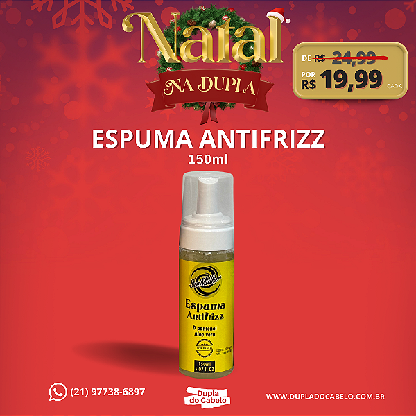 Espuma Antifrizz Ser Mulher - 150ml